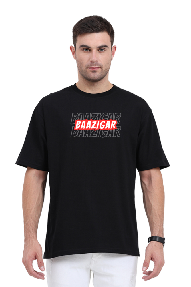 baazigar gen-z oversize t-shirt