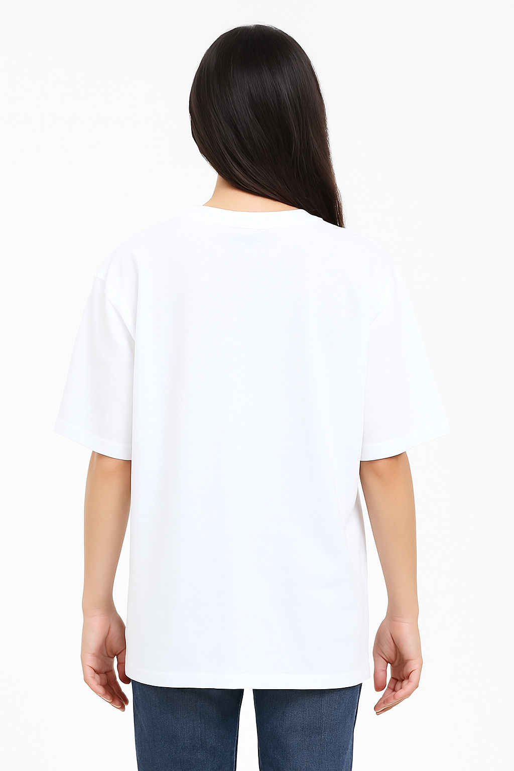Rizz - Female Oversized Classic T-Shirt | white